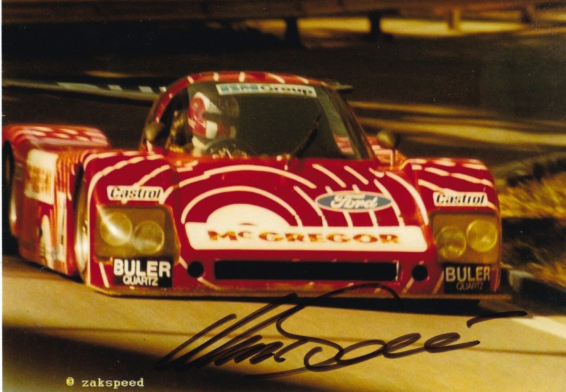 Autogramme: Marc Surer / 4 Orginal Autogramme – Gebraucht aus Grabs von Sauber60 1